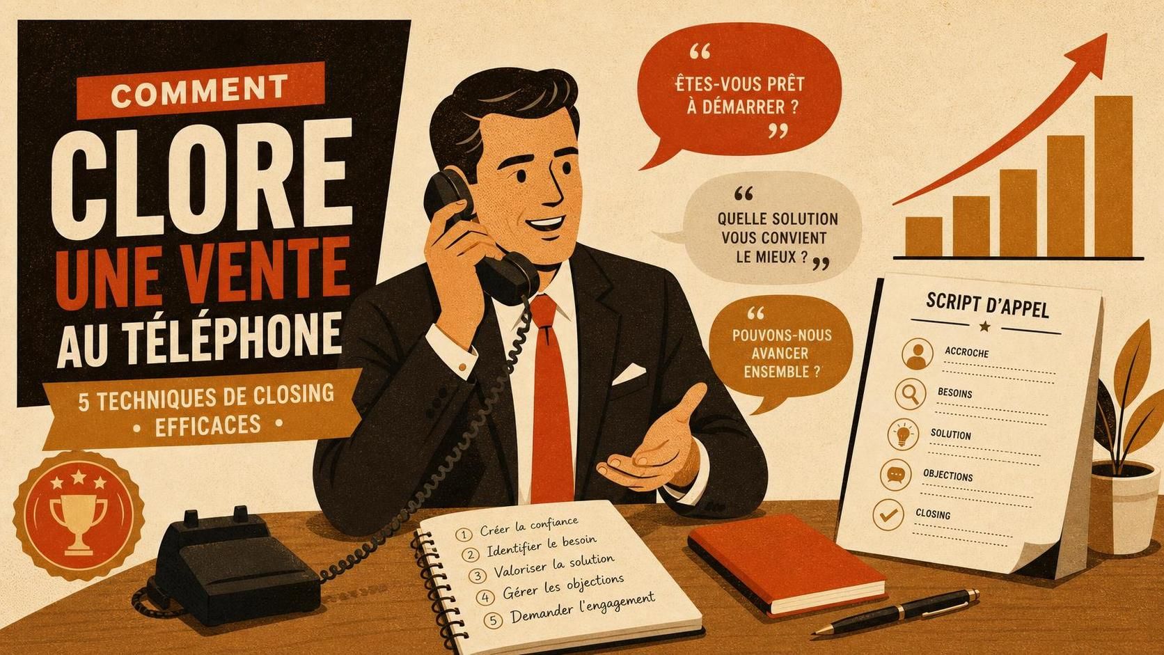 découvrez 5 techniques efficaces pour clore une vente au téléphone avec succès. améliorez votre closing et boostez vos résultats commerciaux grâce à nos conseils pratiques.
