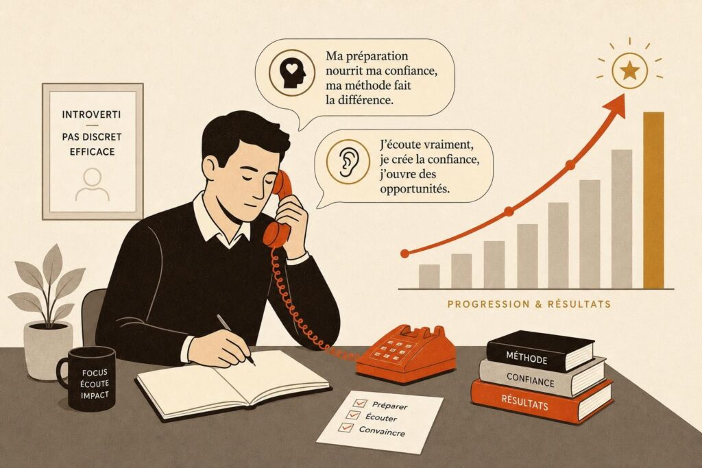 Prospecter par Téléphone quand on est Introverti : Méthode et Conseils