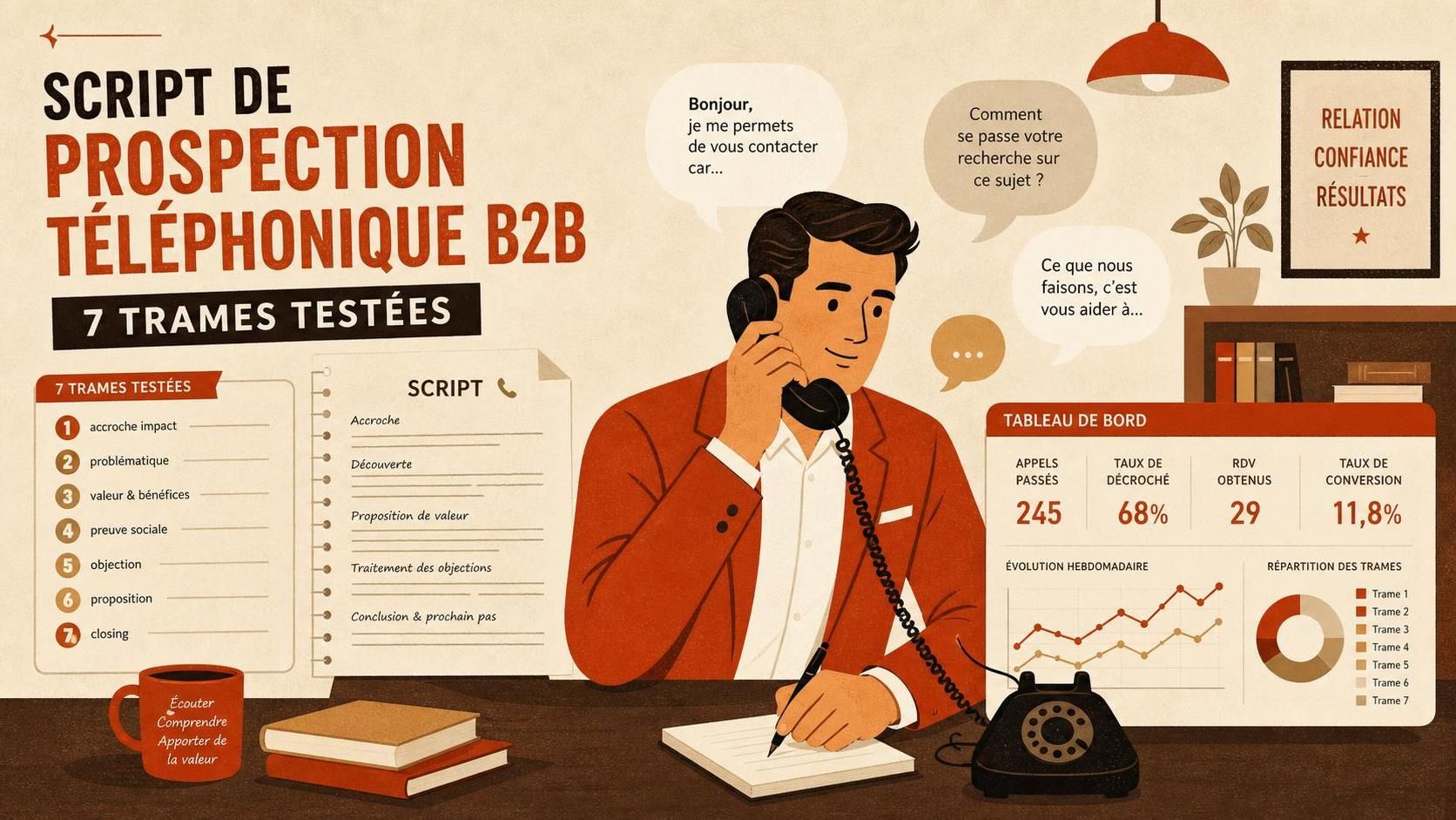 découvrez 7 scripts de prospection téléphonique b2b testés en 2026 pour booster votre efficacité commerciale et augmenter vos prises de rendez-vous.