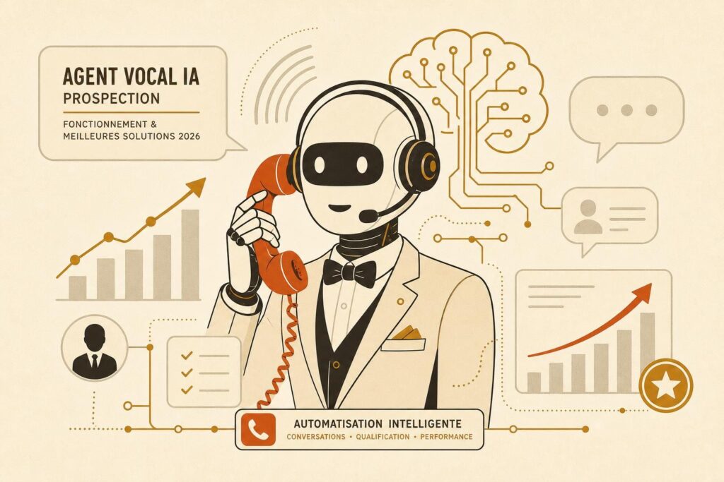 Agent Vocal IA Prospection : Fonctionnement et Meilleures Solutions 2026