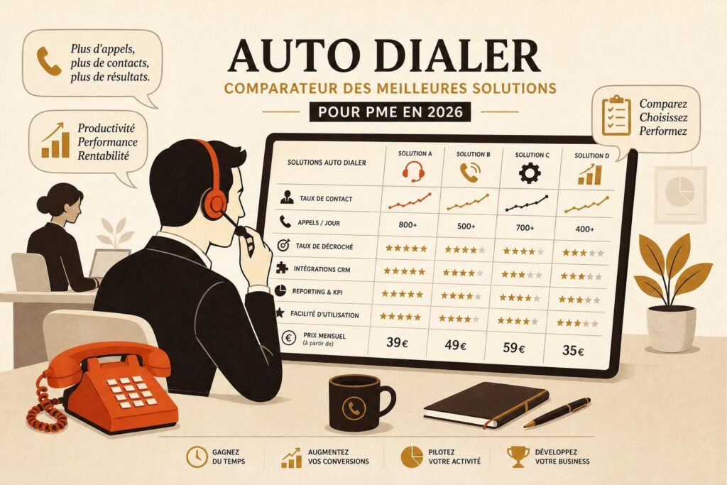 Auto Dialer : Comparateur des Meilleures Solutions pour PME en 2026