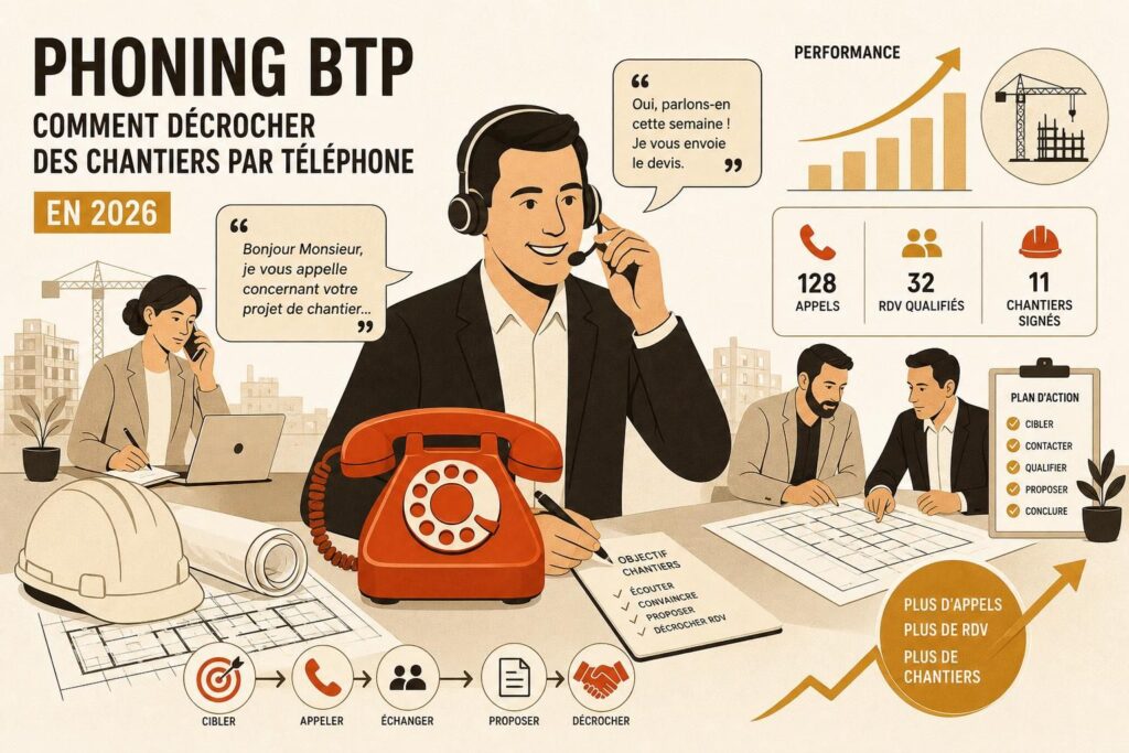 Phoning BTP : Comment Décrocher des Chantiers par Téléphone en 2026