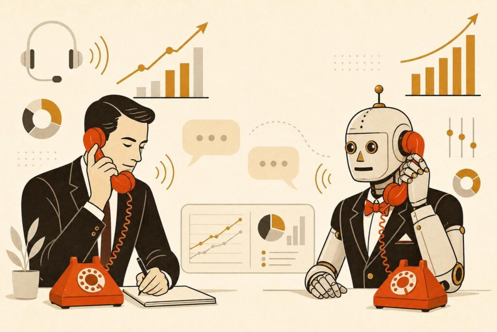 Phoning IA vs Phoning Humain : Comparatif ROI et Efficacité en 2026