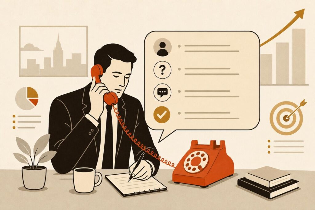 Plan d&rsquo;Appel Téléphonique : Modèle et Exemple pour Commerciaux B2B