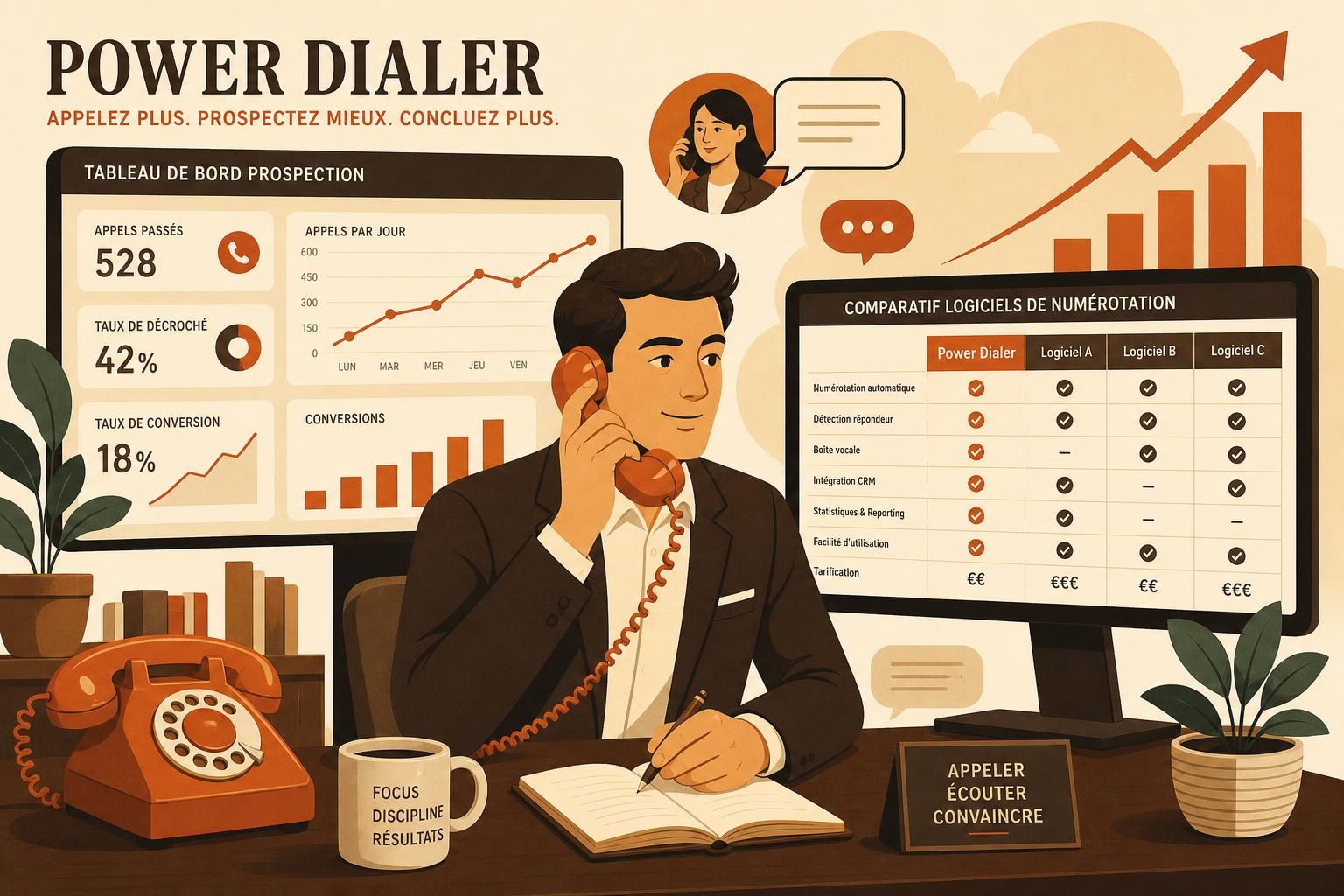 découvrez tout sur le power dialer : définition, fonctionnement détaillé et sélection des meilleurs logiciels pour 2026 afin d'optimiser vos campagnes d'appels.