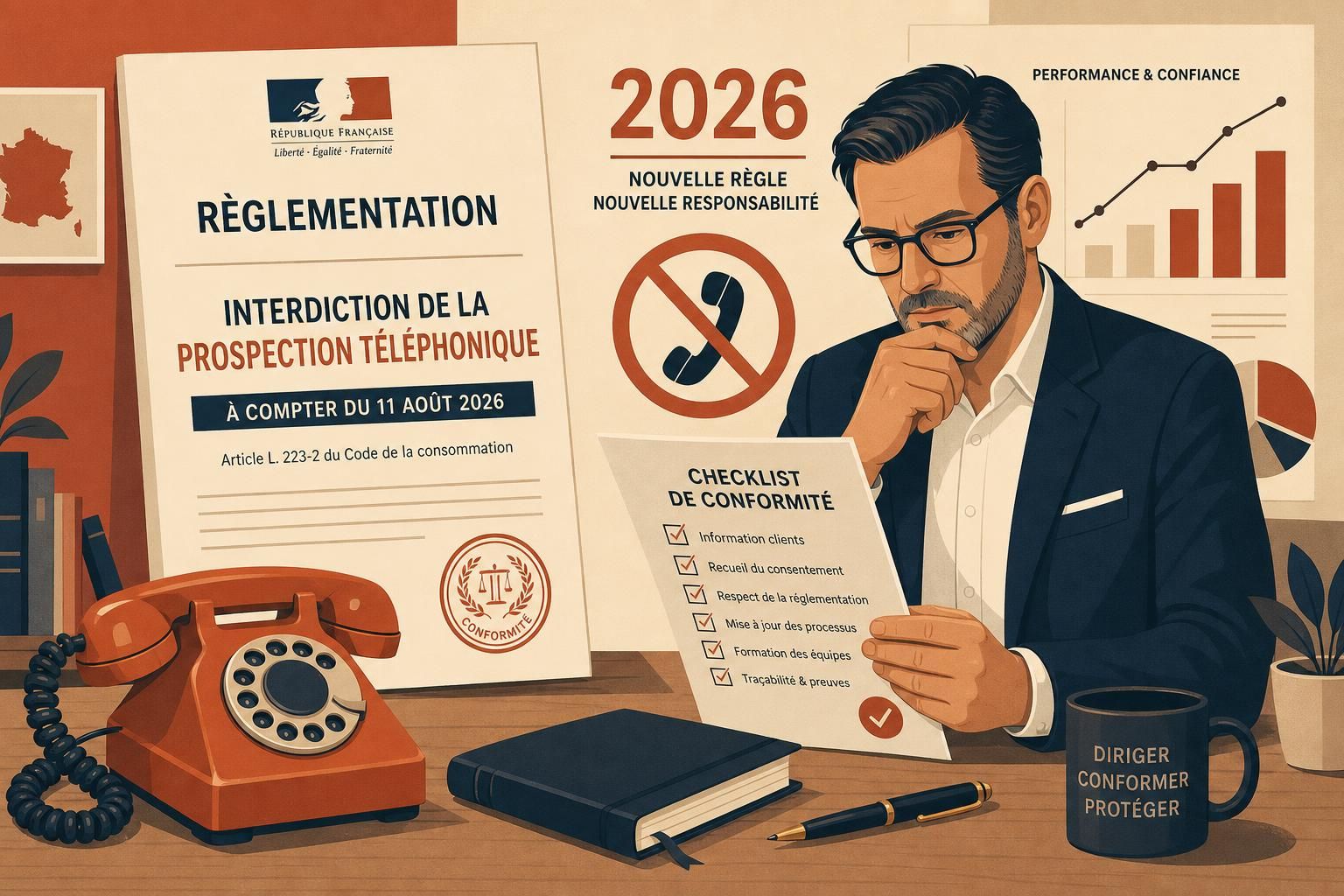 découvrez les règles et interdictions concernant la prospection téléphonique en france en 2026. informez-vous sur la législation pour éviter les sanctions.