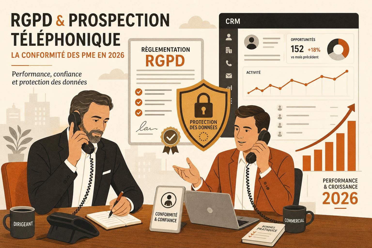 découvrez les obligations clés du rgpd pour la prospection téléphonique en 2026 et assurez la conformité de votre pme avec les dernières réglementations.
