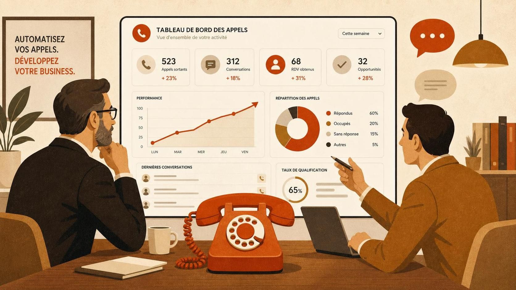 découvrez notre guide complet 2026 sur l'automatisation des appels sortants, spécialement conçu pour les décideurs de pme. optimisez votre prospection et gagnez en efficacité grâce à nos conseils pratiques et stratégies innovantes.
