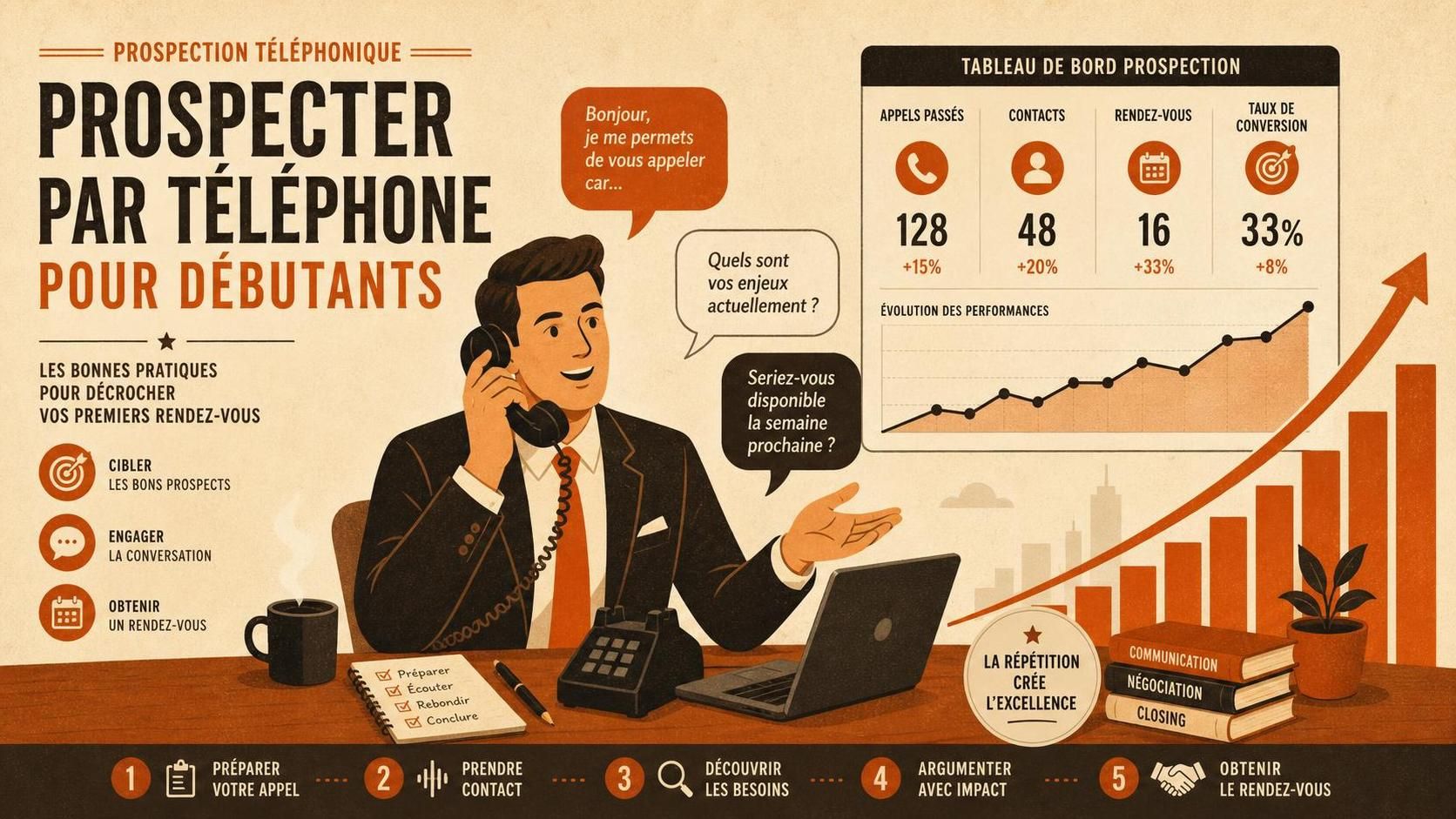 découvrez une méthode complète et efficace pour prospecter par téléphone, spécialement conçue pour les débutants. apprenez les techniques essentielles pour réussir vos appels et développer votre clientèle.