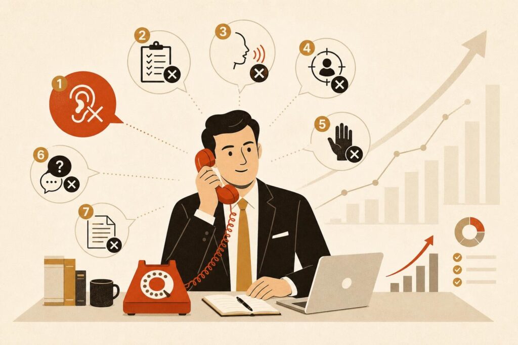 Les 7 Erreurs Fatales en Phoning Commercial et Comment les Éviter