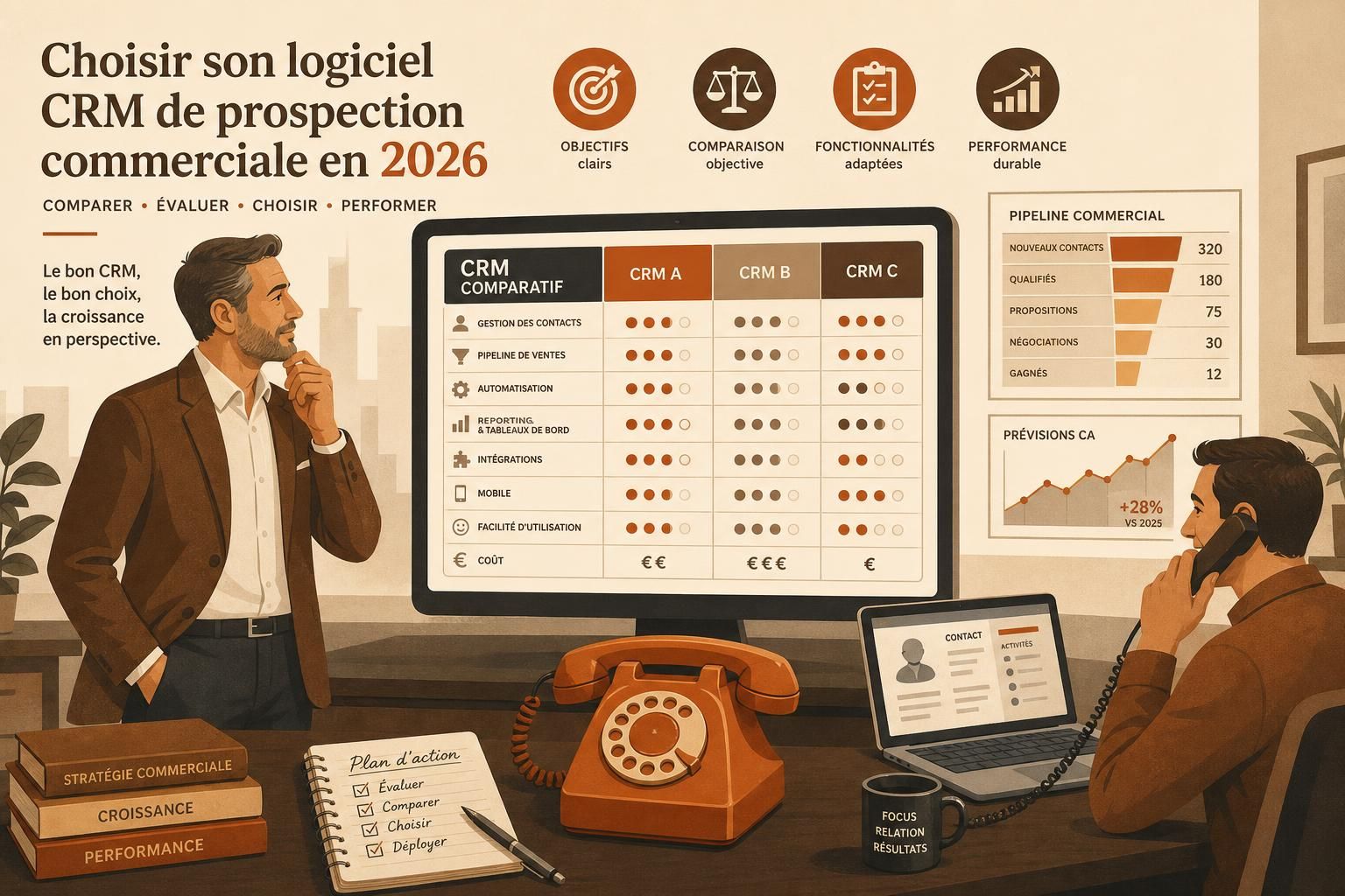 découvrez comment choisir le meilleur logiciel crm de prospection commerciale en 2026 pour optimiser vos ventes, gérer efficacement vos contacts et booster votre performance commerciale.