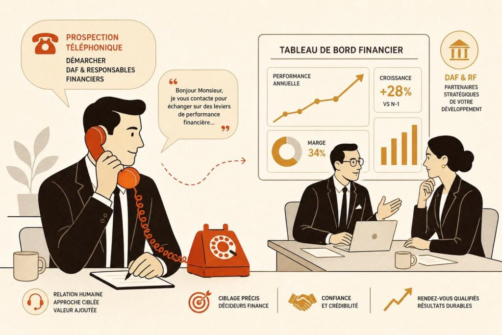 Prospection Téléphonique Finance : Démarcher DAF et Responsables Financiers