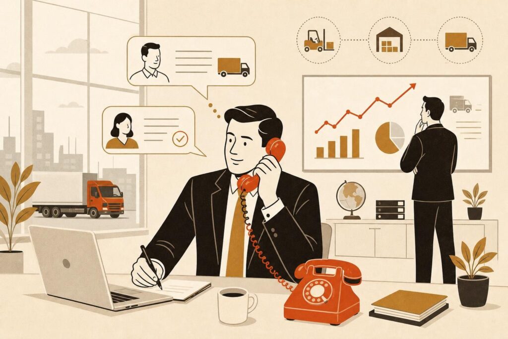 Prospection Téléphonique Logistique : Décrocher des Contrats Transport B2B