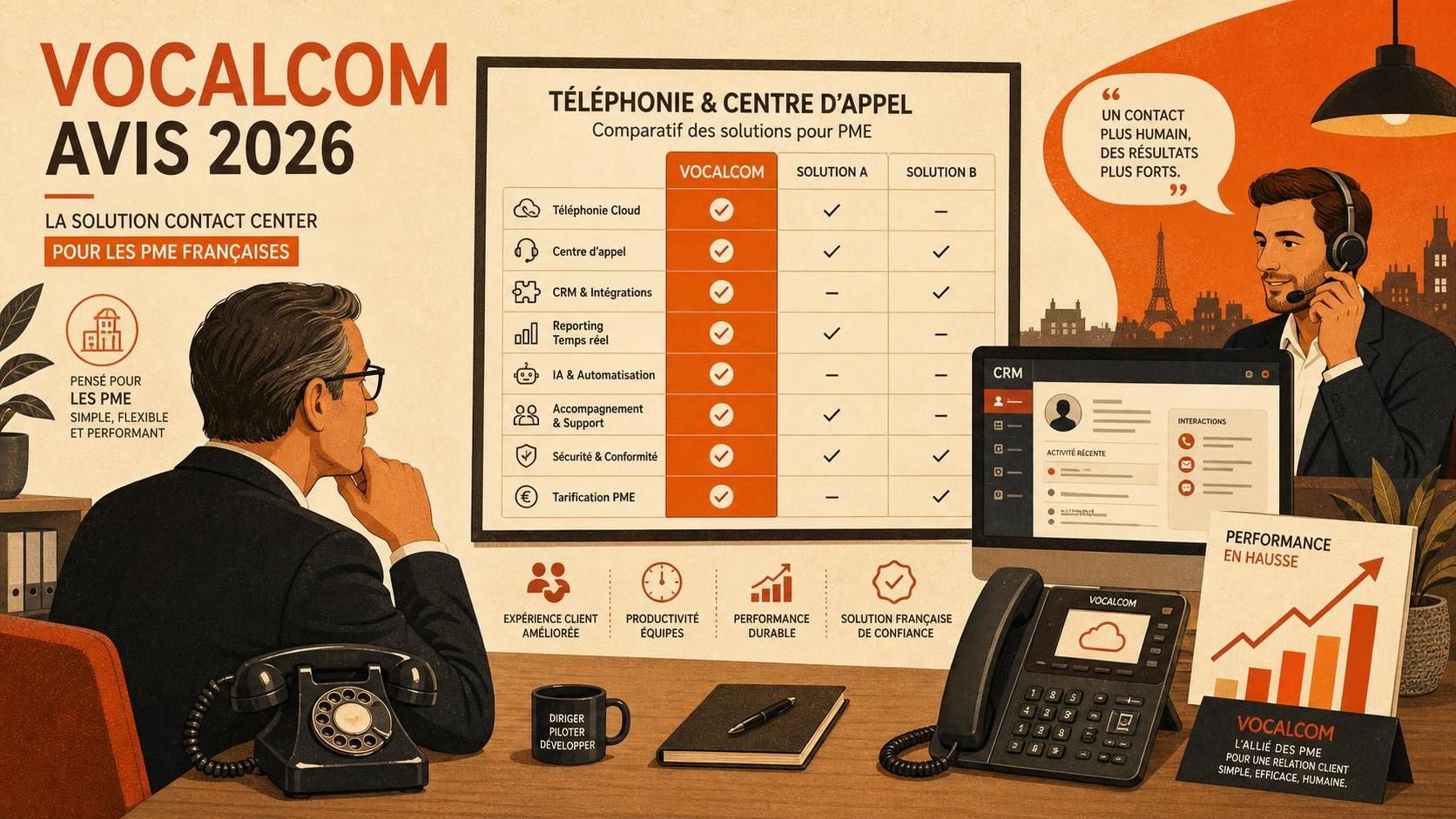découvrez notre avis 2026 sur vocalcom, une solution de centre de contact innovante spécialement conçue pour les pme françaises. optimisez votre relation client avec des outils performants et adaptés.