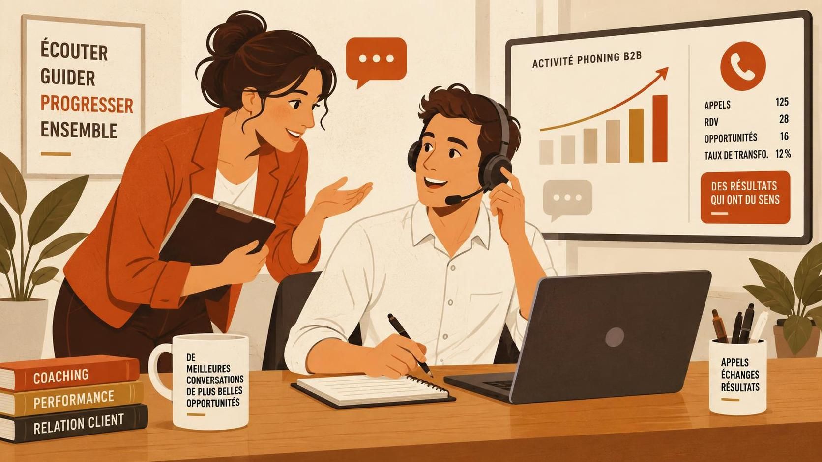 découvrez une méthode de coaching individuel en phoning pour manager un commercial b2b, améliorer ses appels et renforcer ses résultats.