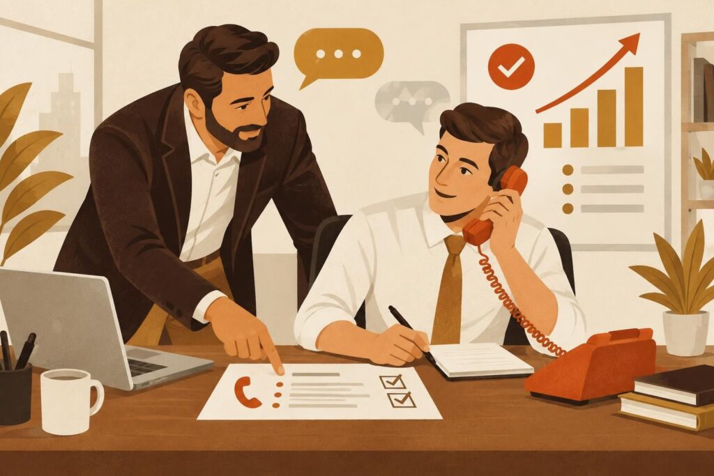 Coaching Individuel en Phoning : Méthode pour Manager un Commercial B2B