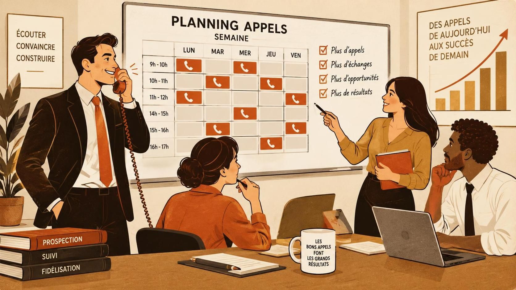 découvrez comment construire un plan d’appels téléphoniques hebdomadaire efficace pour mieux organiser vos contacts, prioriser vos prospects et atteindre vos objectifs.