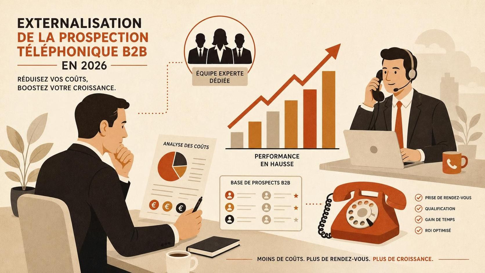 découvrez les avantages et les risques de l'externalisation de la prospection téléphonique en 2026 pour optimiser votre stratégie commerciale.