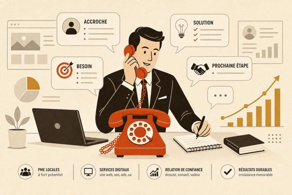 Phoning pour Agences Web : Prospecter des PME pour ses Services Digitaux