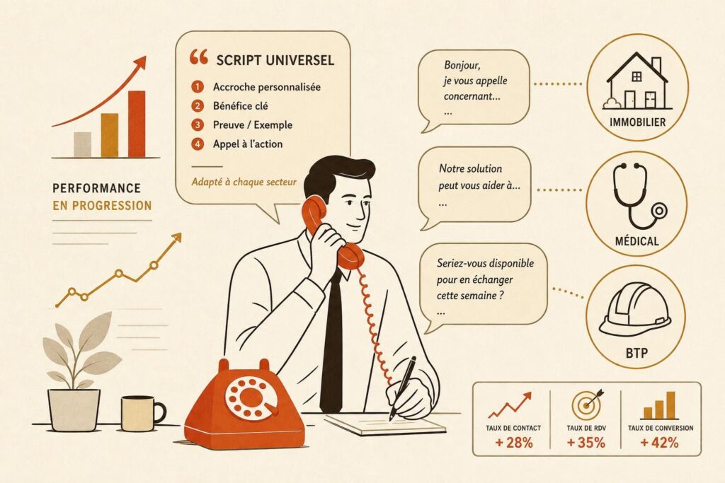 Script Appel Sortant : Modèle Universel et Adaptations par Secteur