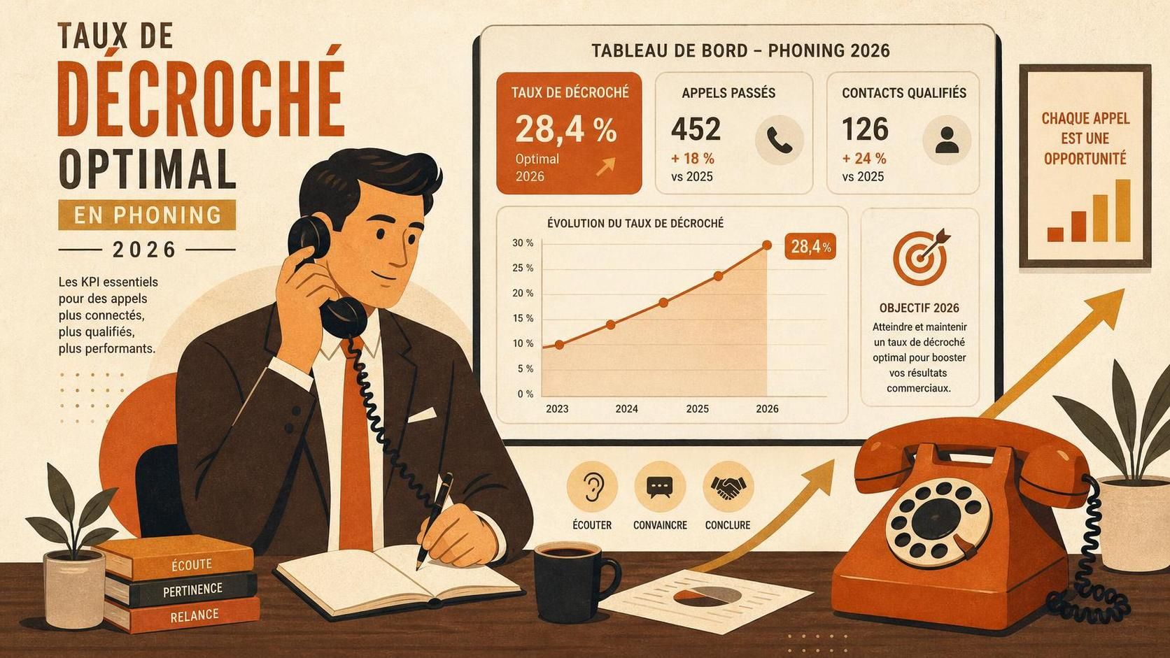 découvrez les meilleures stratégies pour optimiser votre taux de décroché en phoning et maximiser vos chances de succès en 2026. astuces et conseils pratiques pour améliorer vos performances téléphoniques.